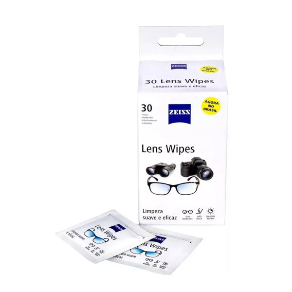 Lens Wipes Zeiss - Lenços Umedecidos para Limpeza de Lentes